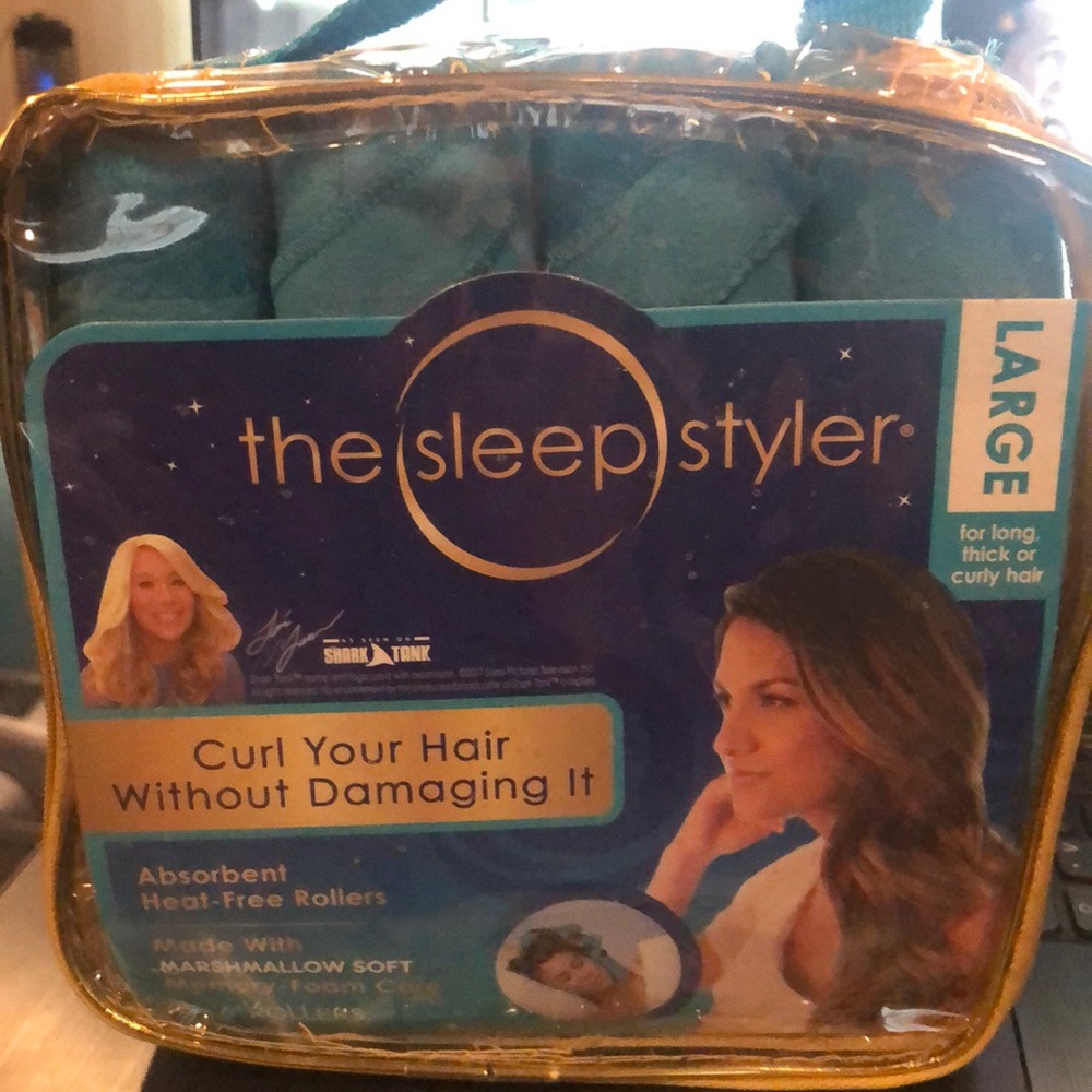 NWOT . Sleep Styler Large rollers for long/thick/curly hair. 8 rollers
